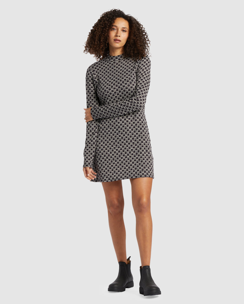 Womens Everleigh Mock Midi Dress