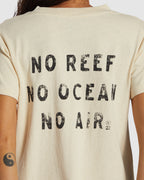 Womens Coral Gardener Shrunken T-Shirt