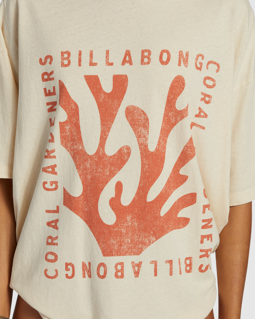 Womens True Boy Coral Gardener T-Shirt