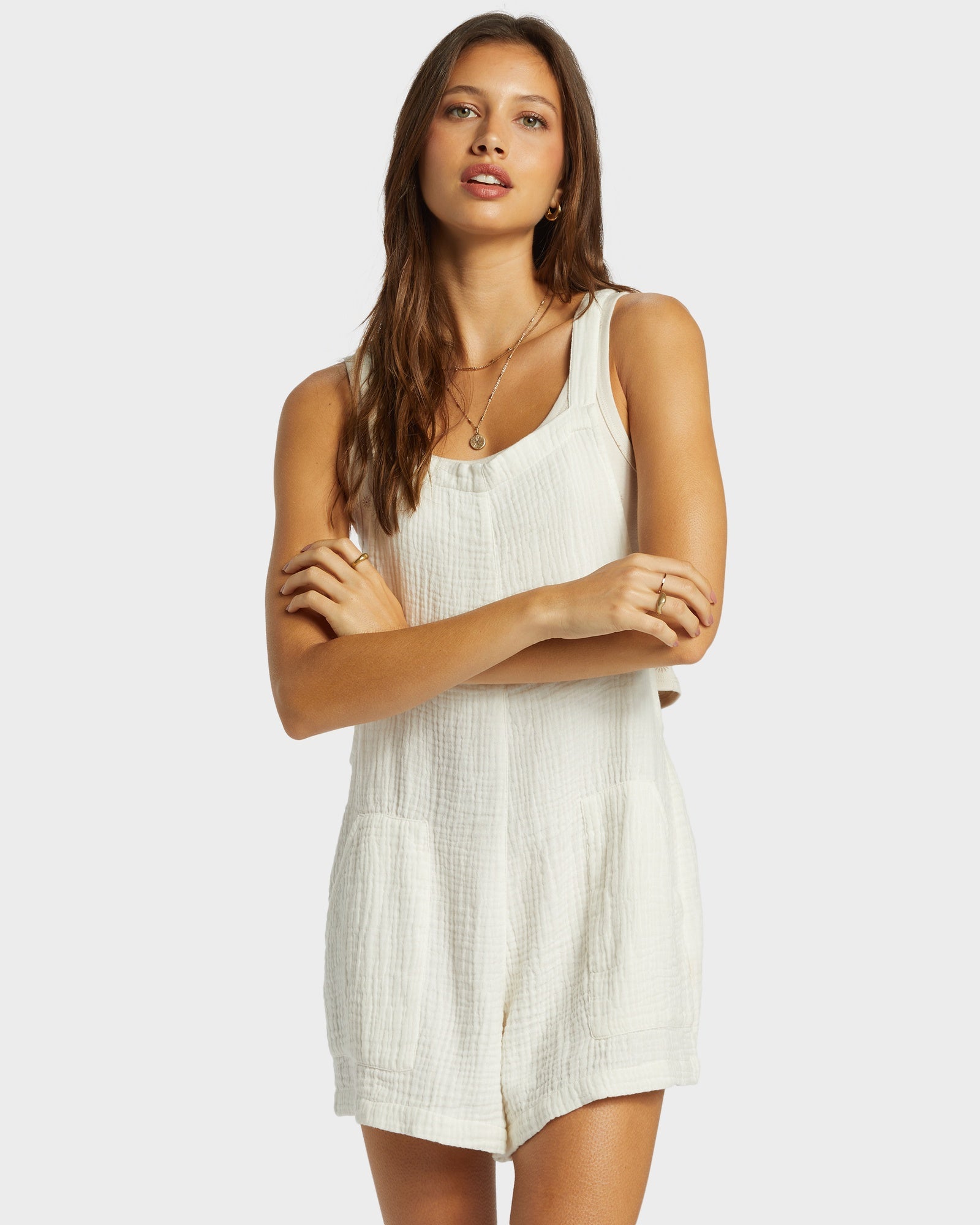 Womens Beach Crush Romper