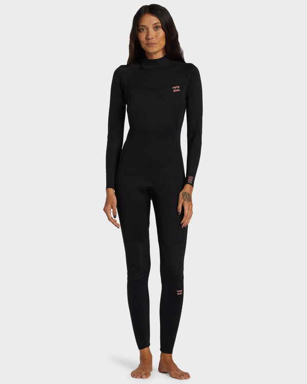 Womens 4/3mm Foil GBS Back Zip Wetsuit