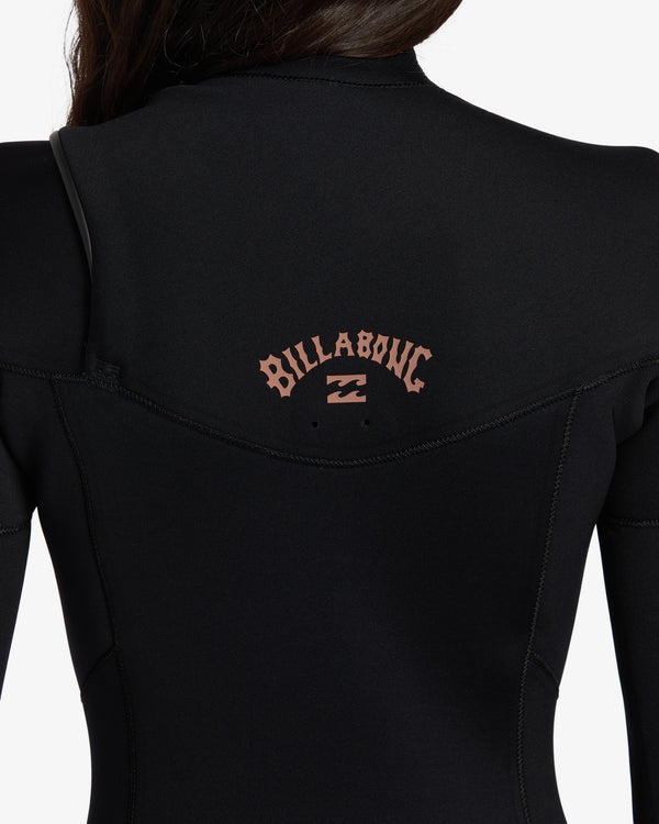 Womens 3/2mm Foil Chest Zip Steamer Wetsuit