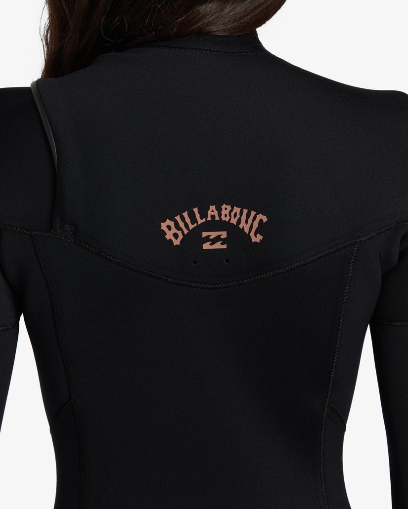 Womens 3/2mm Foil Chest Zip Steamer Wetsuit