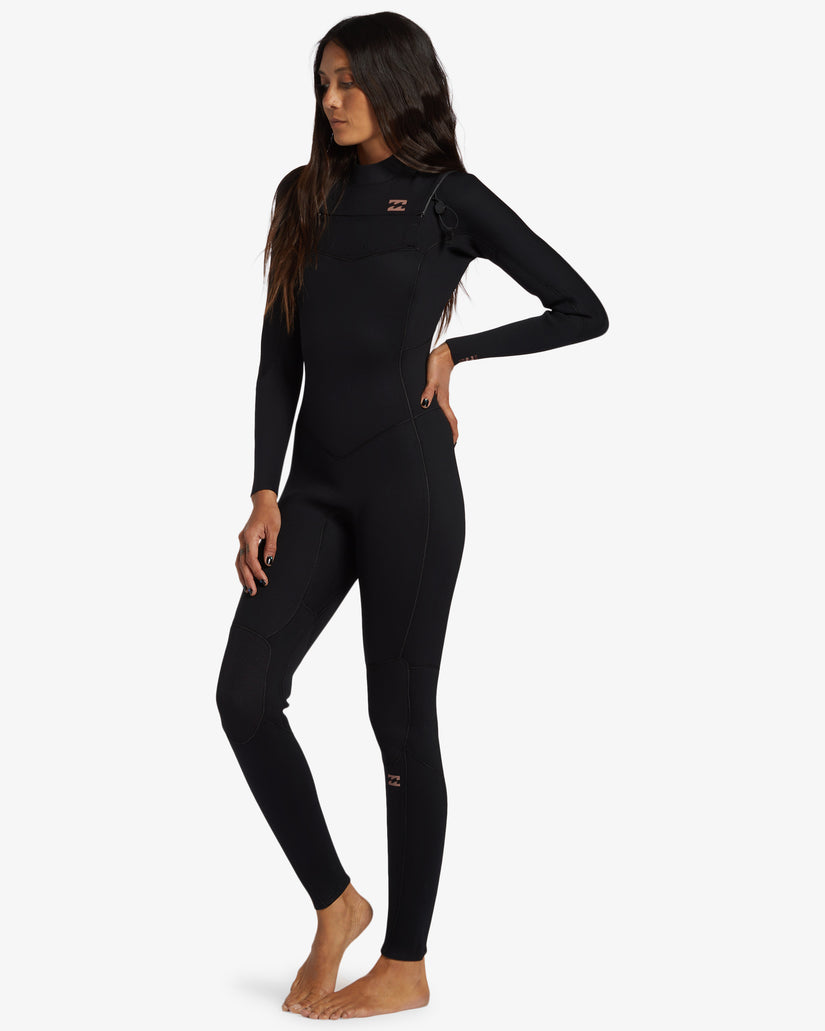 Womens 3/2mm Foil Chest Zip Steamer Wetsuit
