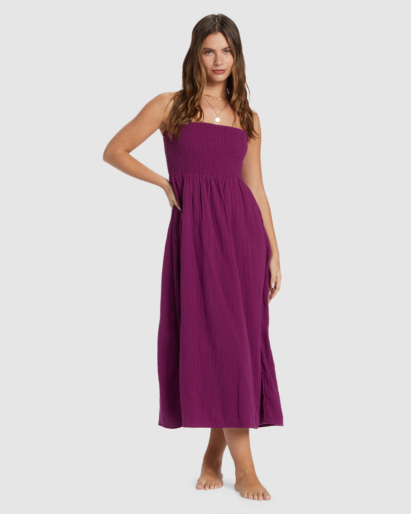 billabong purple dress Billabong Off The Coast Dress-Lush Lilac