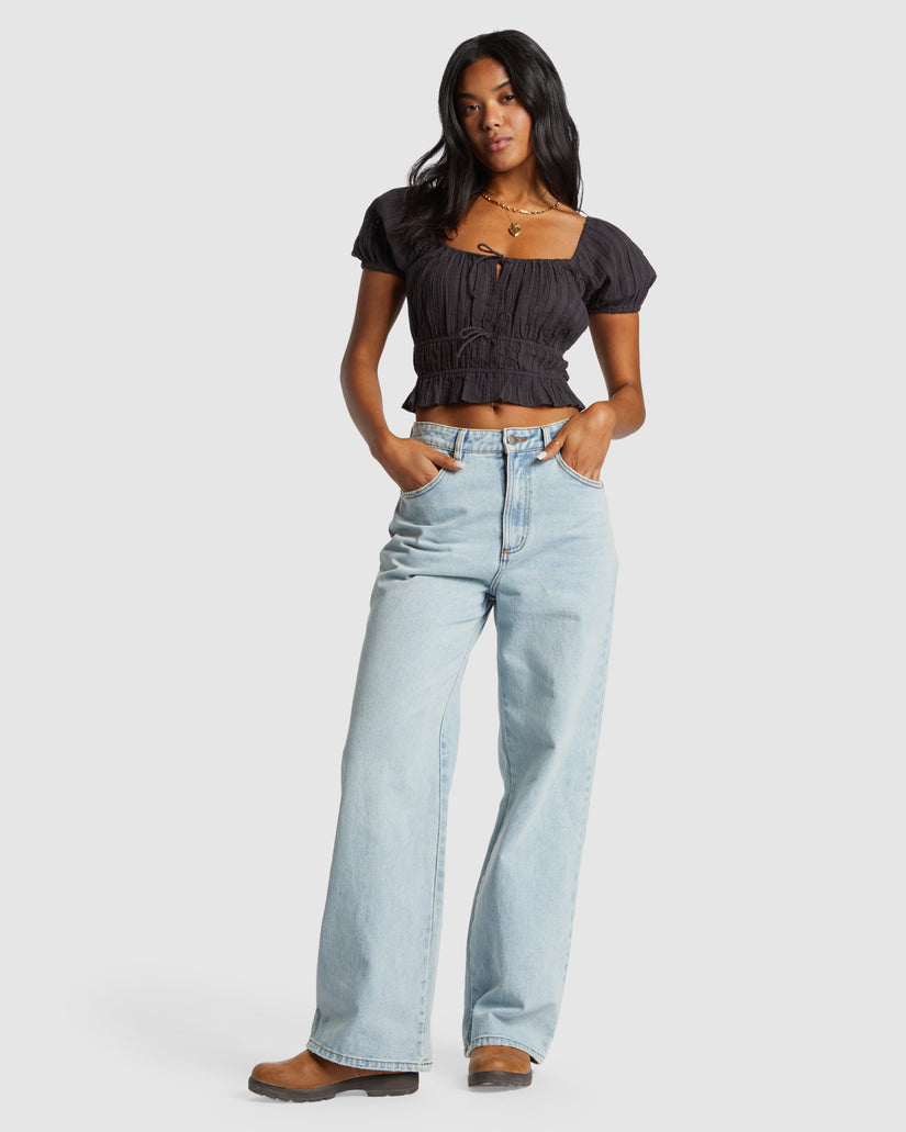 Womens Sun Kissed Crop Top