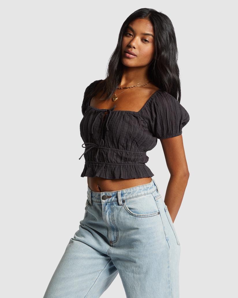Womens Sun Kissed Crop Top