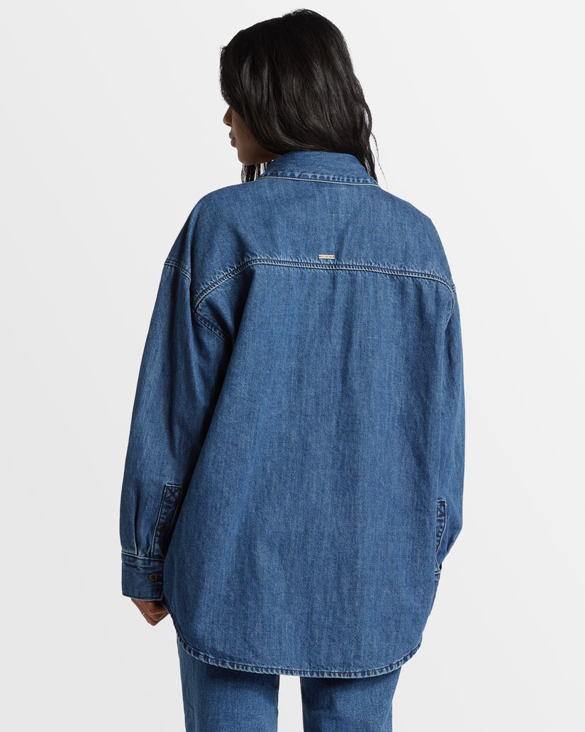 Womens Deep Sea Shacket