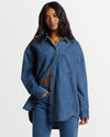 Womens Deep Sea Shacket