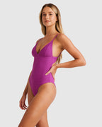 Womens Tanlines Sage One Piece Swimsuit