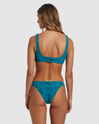 Womens Coral Gardeners Twist Tank Bikini Top