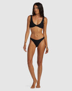 Womens Coral Gardeners Wave Trip High Leg Bikini Bottom