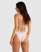 Womens Wave Check Tie Side Hike Bikini Bottom