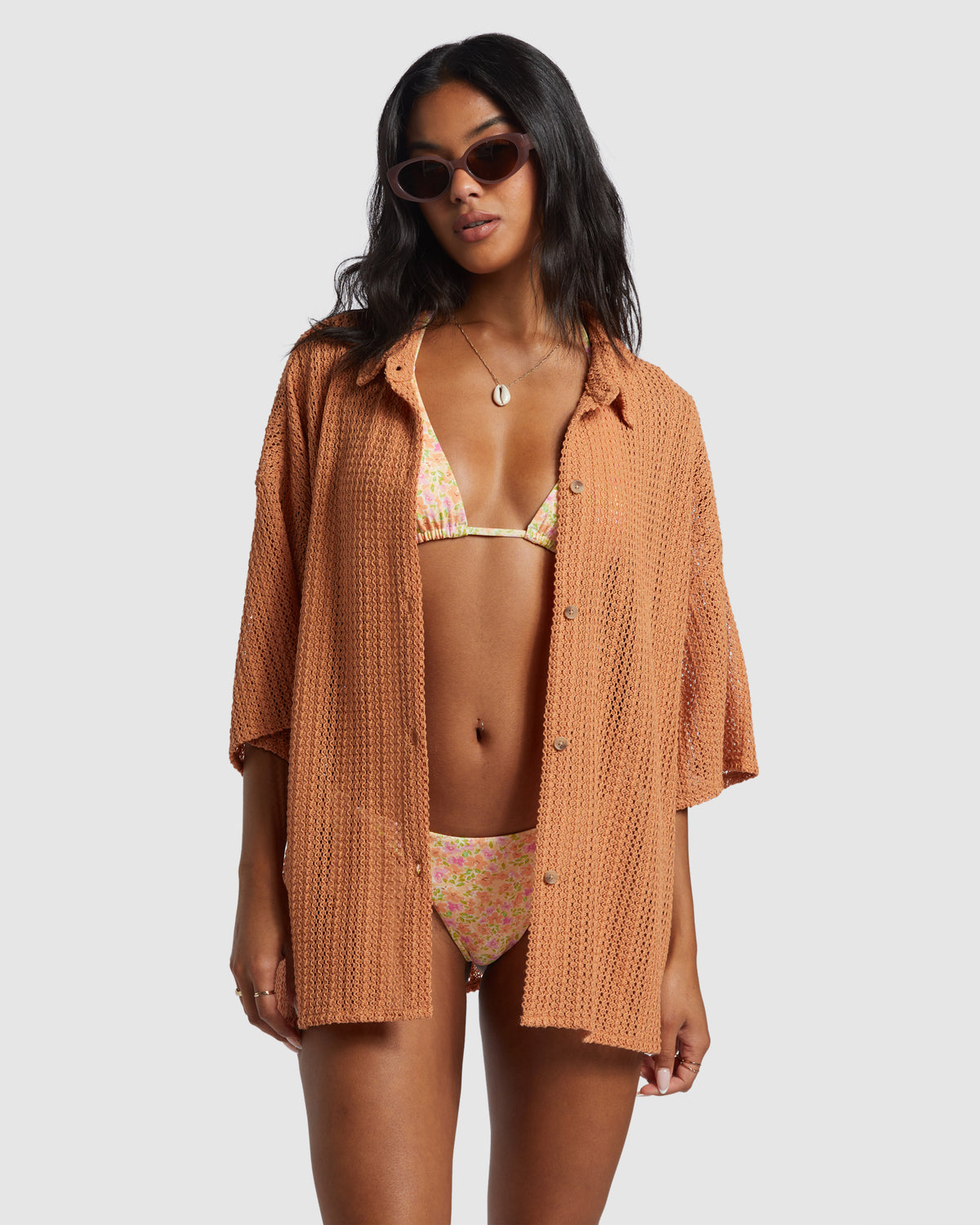 Womens Largo Beach Shirt Cover Up
