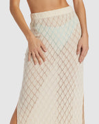Womens Sun Dazed Midi Skirt Cover Up
