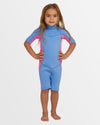 Girls 2-6 2/2mm Synergy Back Zip Short Sleeve Springsuit