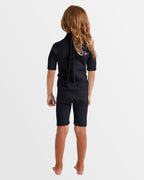 Girls 2-6 2/2mm Foil Back Zip Springsuit
