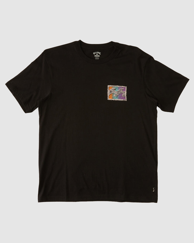 Boys 0-7 Crayon Wave T-Shirt