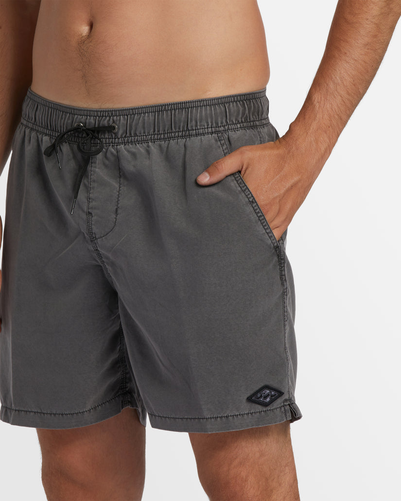 Mens All Day Overdye Layback 17" Boardshorts