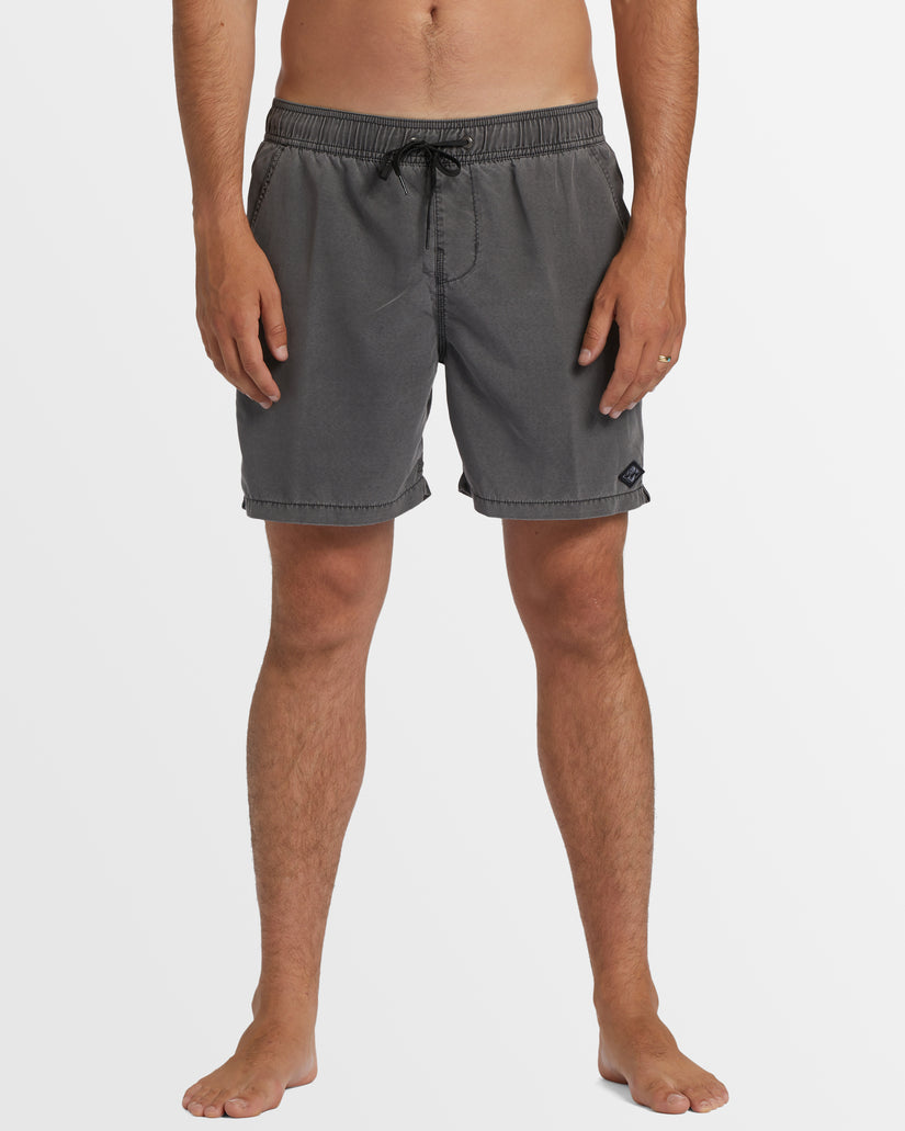 Mens All Day Overdye Layback 17" Boardshorts