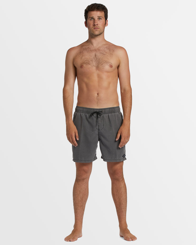 Mens All Day Overdye Layback 17" Boardshorts