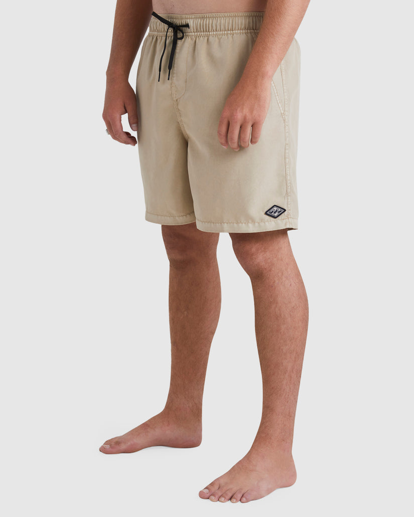 Mens All Day Overdye Layback 17" Boardshorts