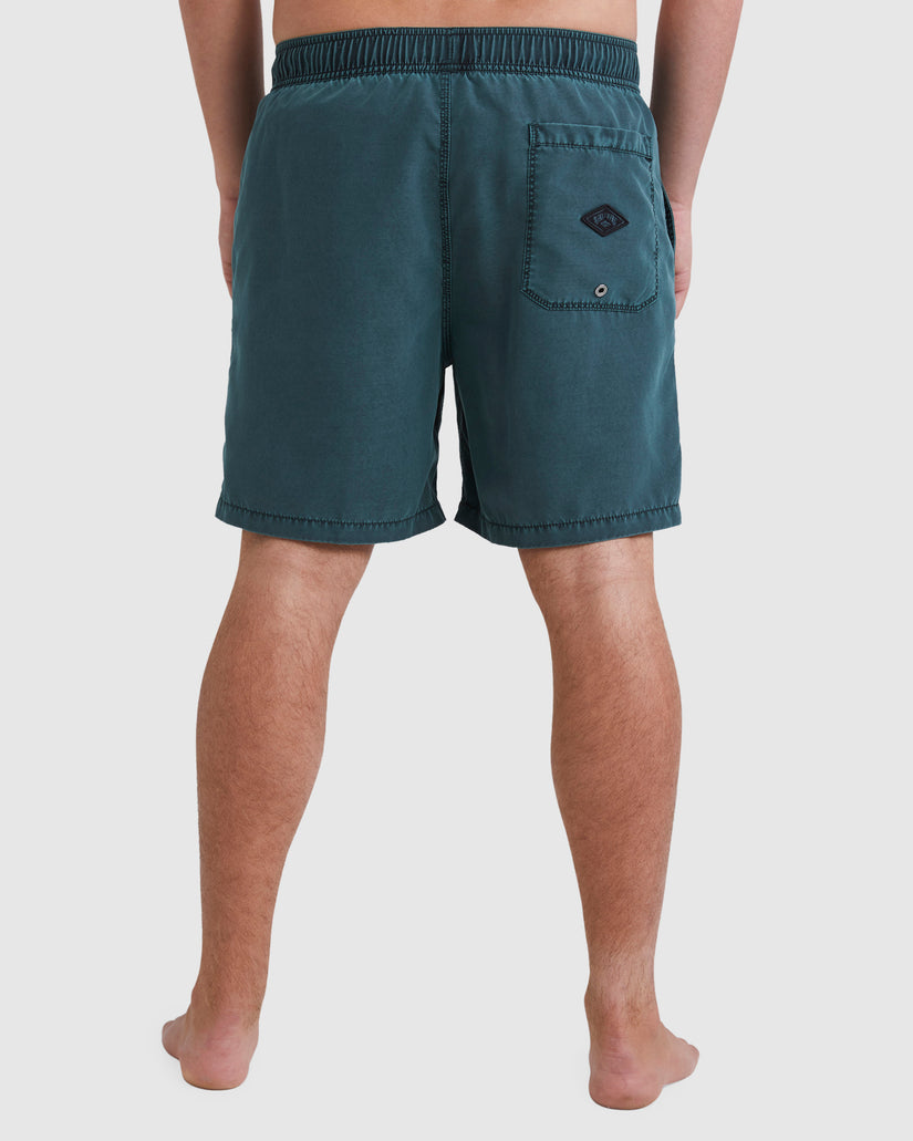 Mens All Day Overdye Layback 17" Boardshorts