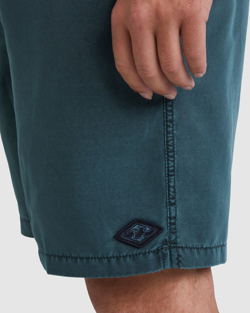 Mens All Day Overdye Layback 17" Boardshorts