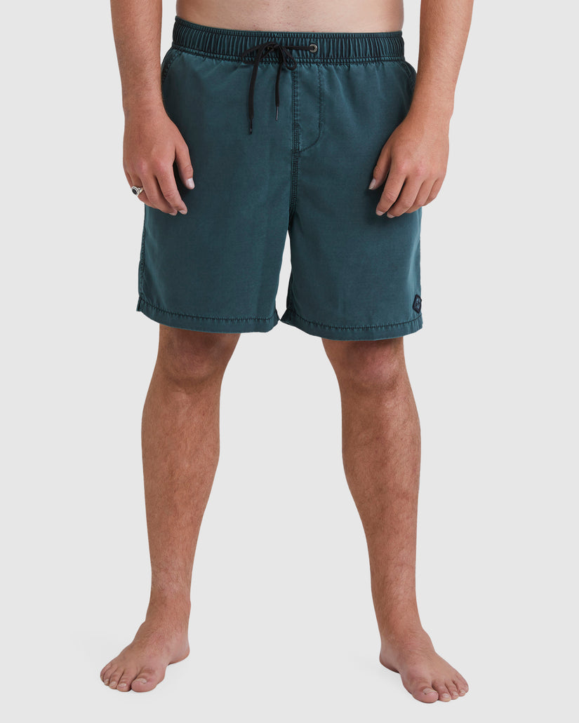 Mens All Day Overdye Layback 17" Boardshorts
