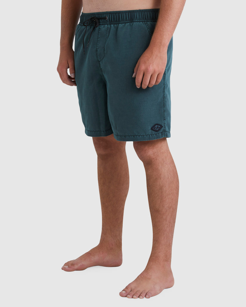 Mens All Day Overdye Layback 17" Boardshorts