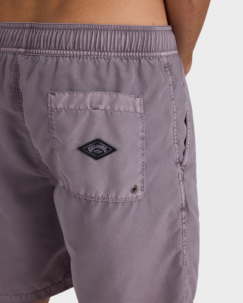 Mens All Day Overdye Layback 17" Boardshorts