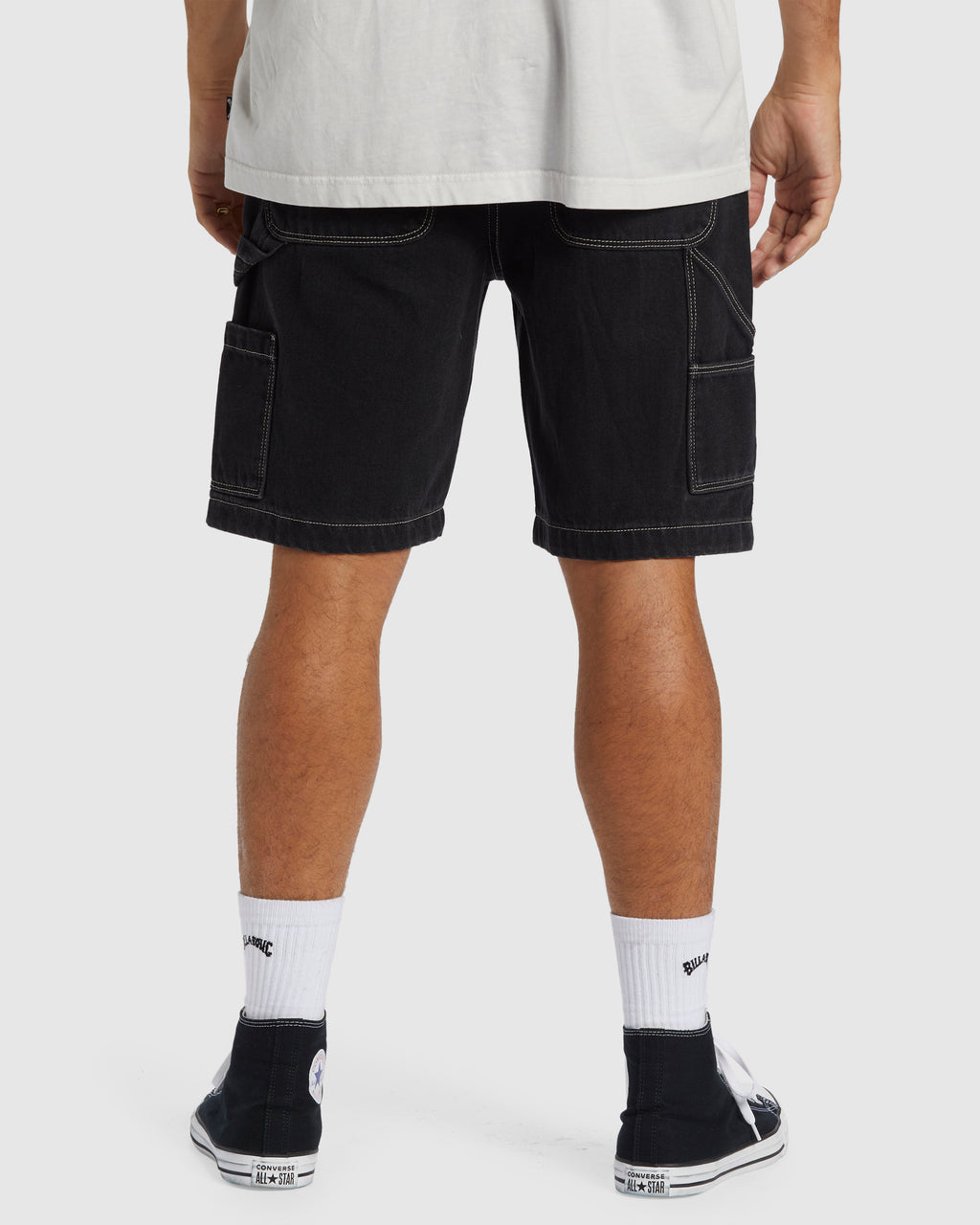 Mens Bad Dog Workwear Immortal Denim Shorts