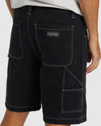 Mens Bad Dog Workwear Immortal Denim Shorts