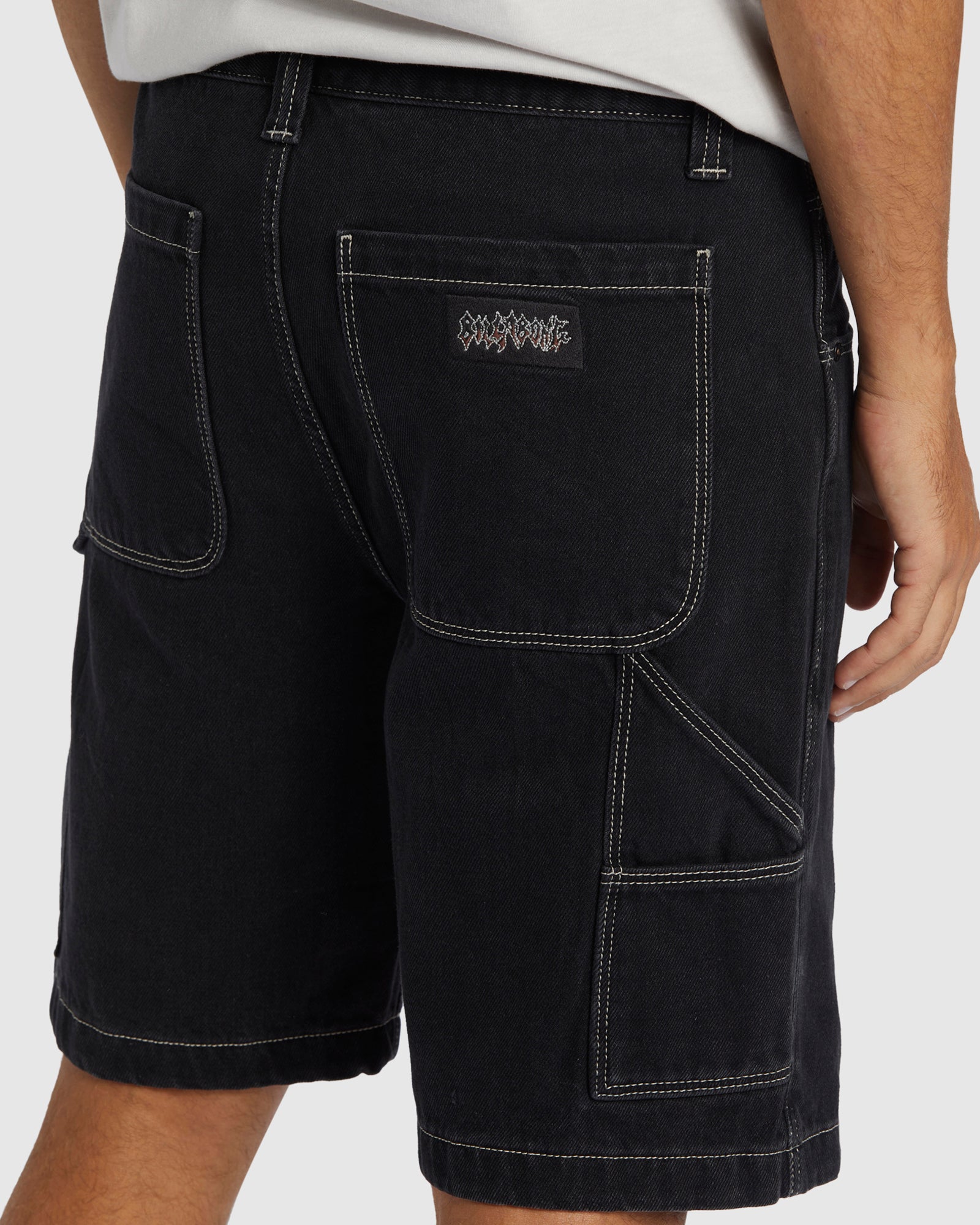 Mens Bad Dog Workwear Immortal Denim Shorts