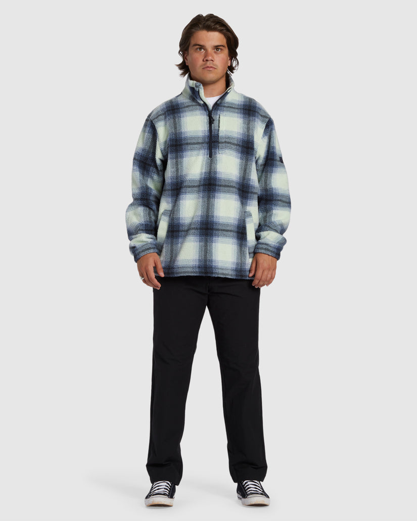 Mens A/Div Boundary Mock Neck Fleece Top