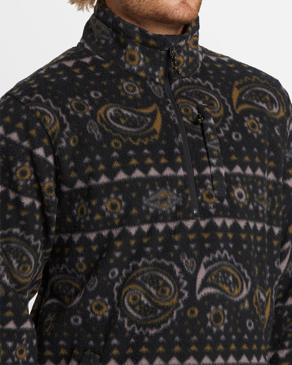 Mens Boundary Mock Neck
