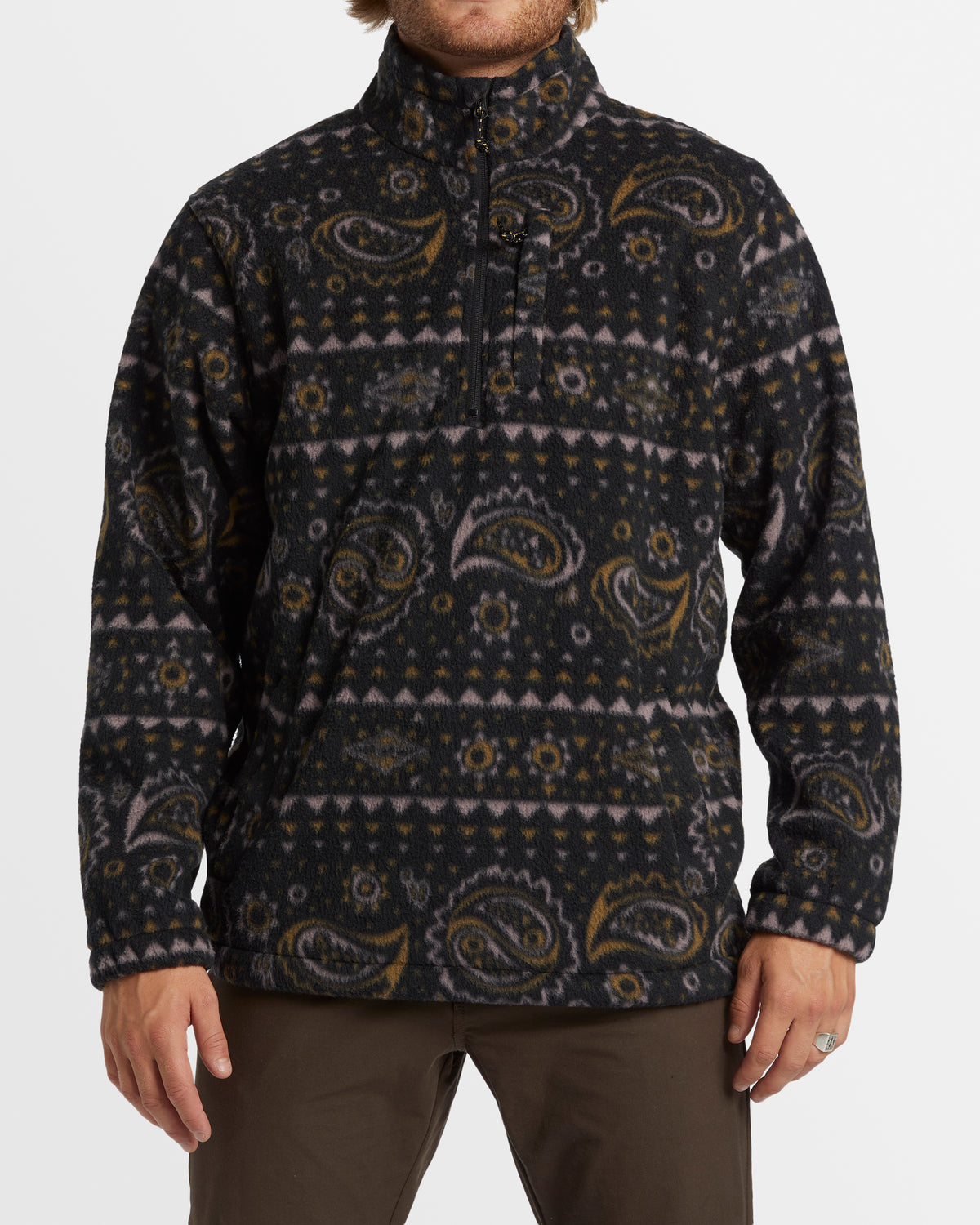Mens Boundary Mock Neck