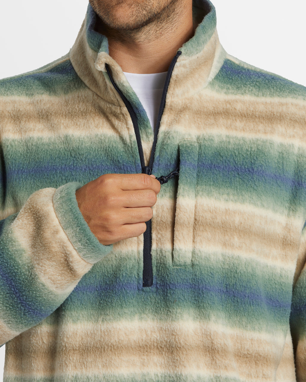 Mens Boundary Mock Neck