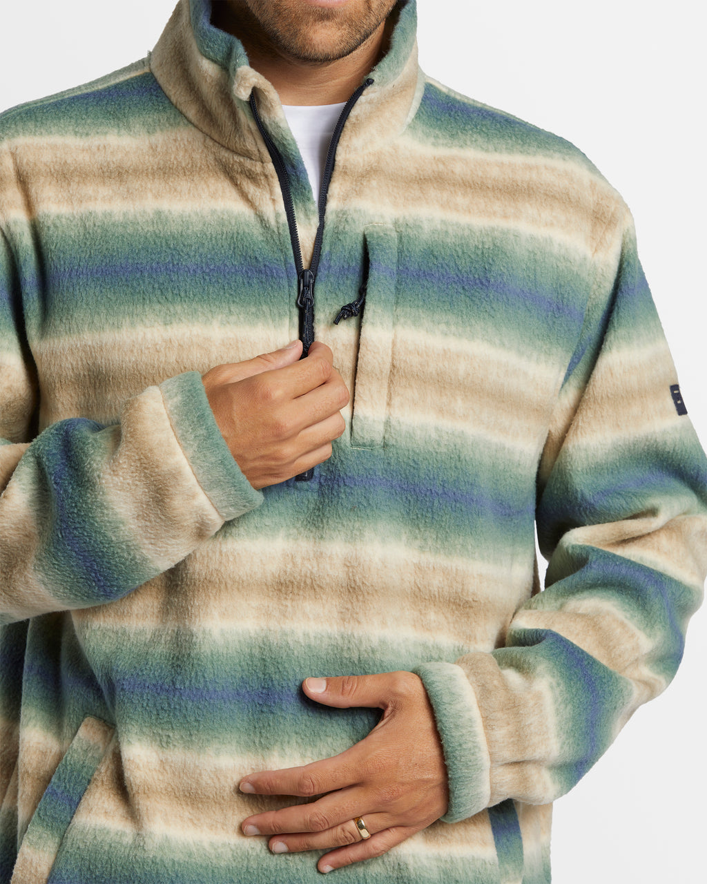 Mens Boundary Mock Neck