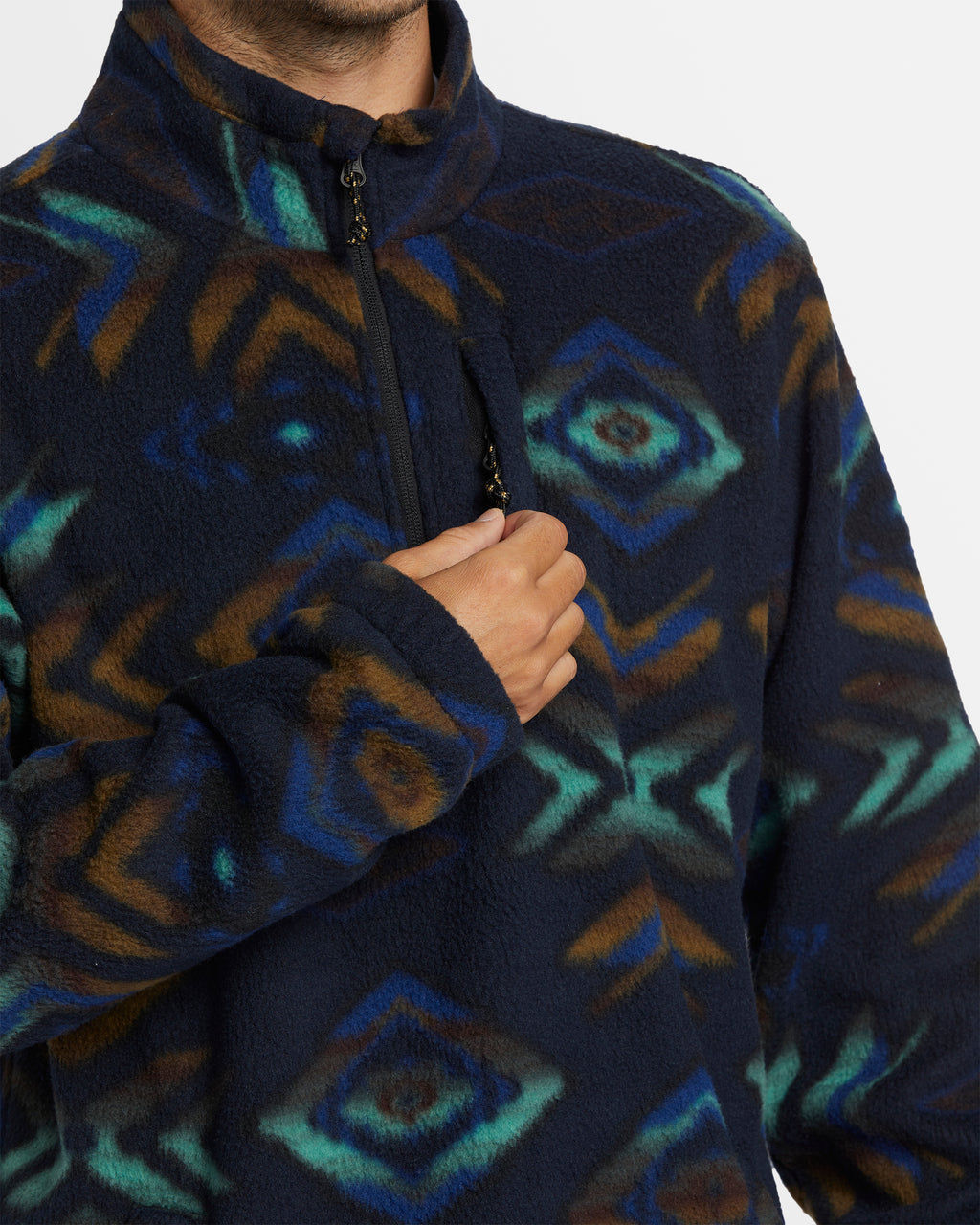 Mens Boundary Mock Neck