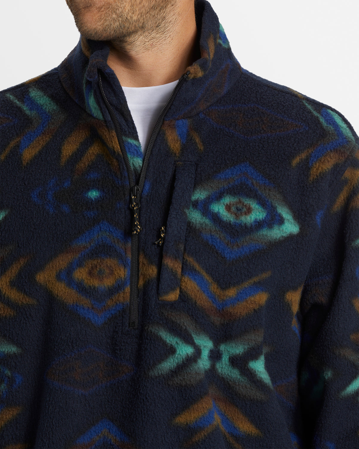 Mens Boundary Mock Neck