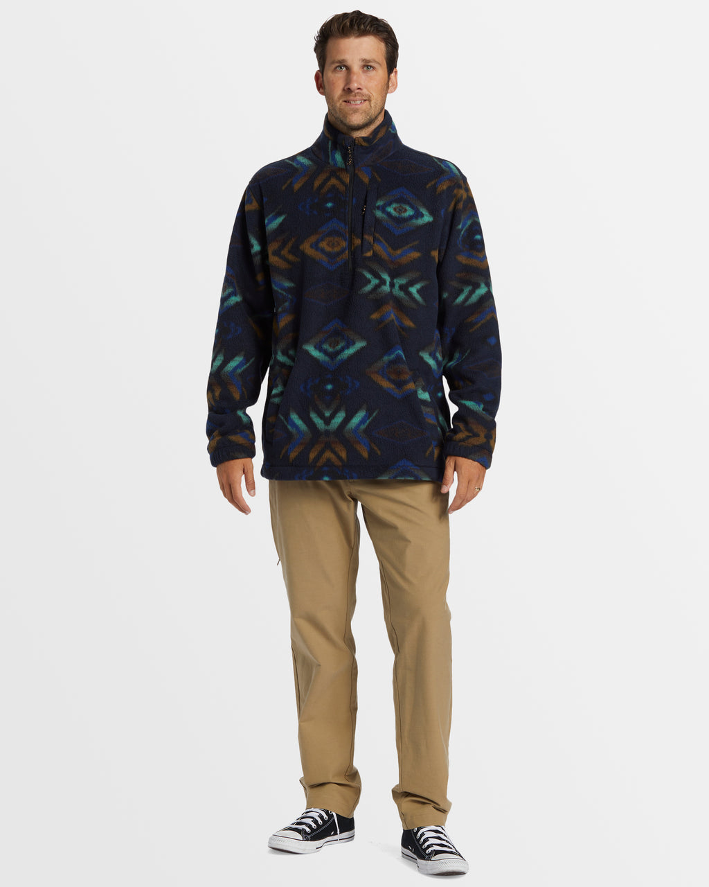 Mens Boundary Mock Neck