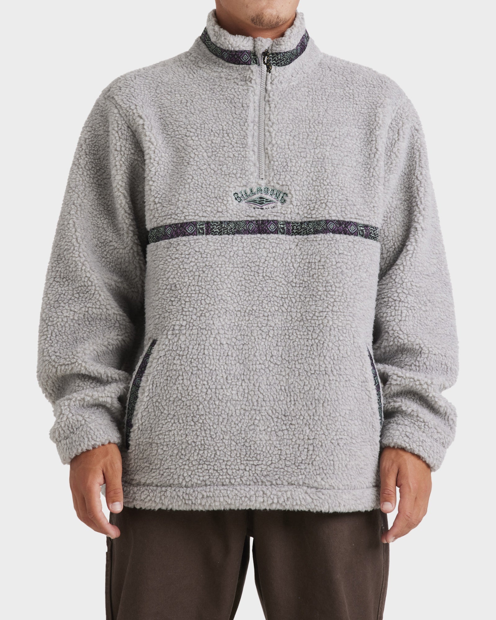 Mens Boundary Tombstone Fleece Jumper Australia