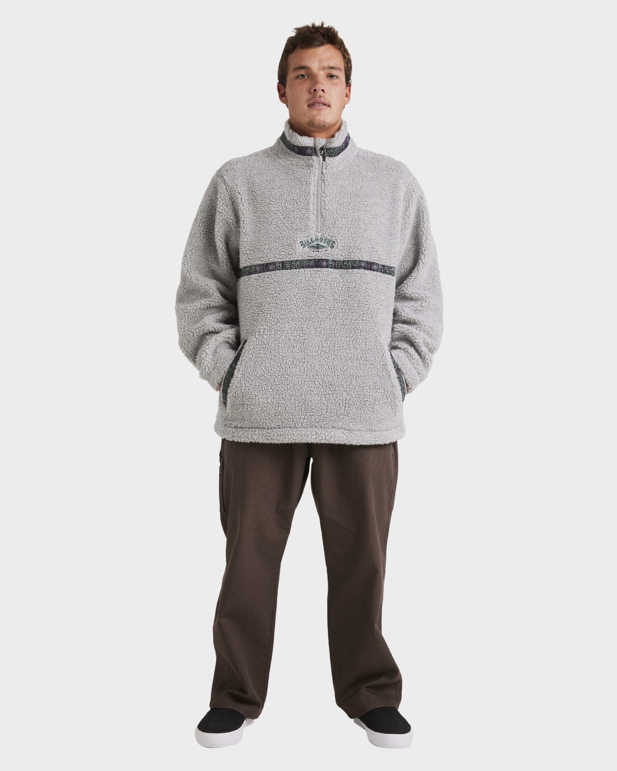 Mens Boundary Tombstone Fleece Jumper