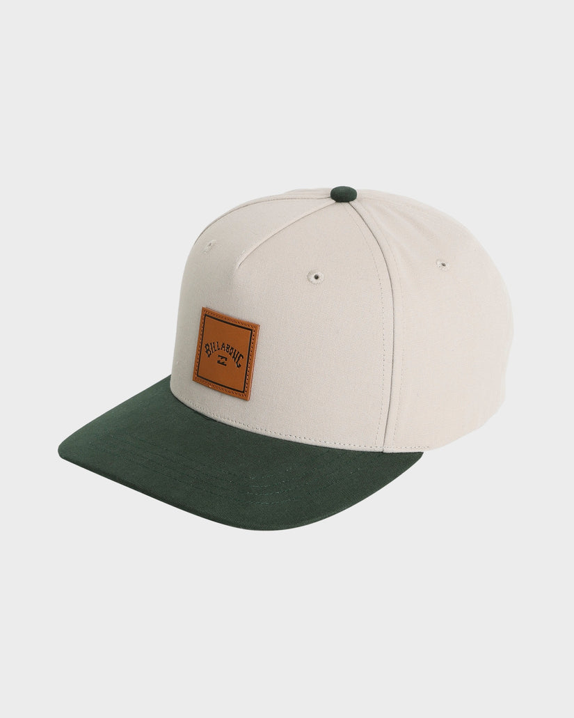 Mens Stacked Snapback Cap