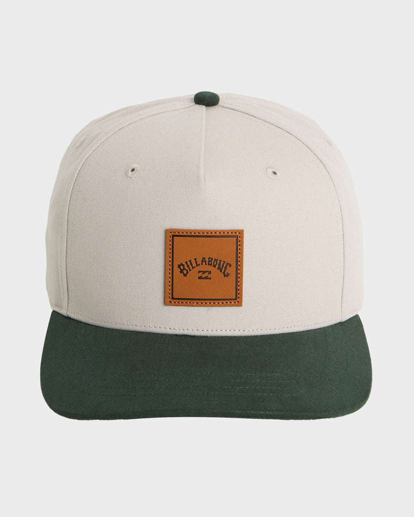Mens Stacked Snapback Cap