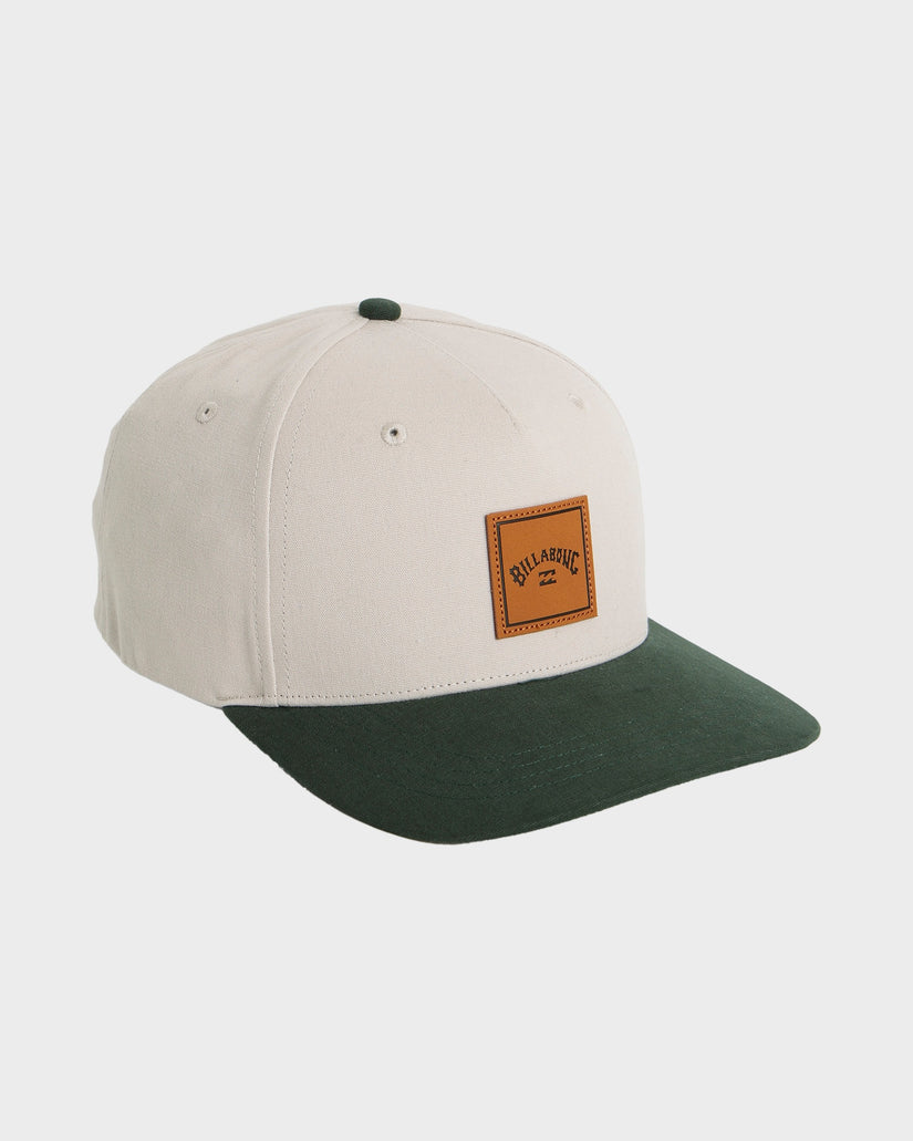 Mens Stacked Snapback Cap