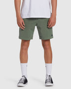 Mens Crossfire Wave Washed 18" Hybrid Shorts