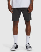 Mens Crossfire Wave Washed 18" Hybrid Shorts