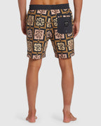 Mens Tiki Reef Layback Boardshorts